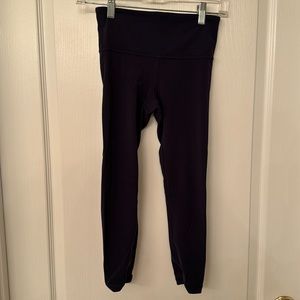 Athleta XXS cropped leggings in navy